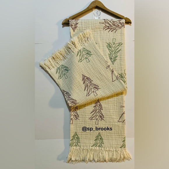 🎁Texteis Penedo Throw Blanket - Festive Cars and Trees - Made in Portugal - Picture 6 of 8